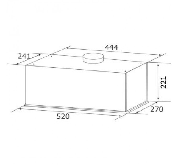 GRANADO Витяжка кухонна GRANADO Palamos 3603-1200 black LINE (GCH516311L)