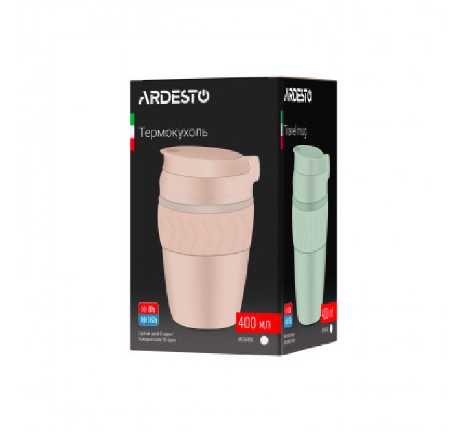 Ardesto Термокружка Ardesto Cosy 400 мл Чорна (AR2640BT)