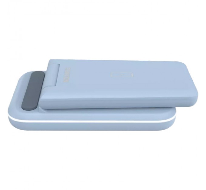 Canyon Зарядний пристрій Canyon WS-304 Foldable 3in1 Wireless charger Blue (CNS-WCS304BL)