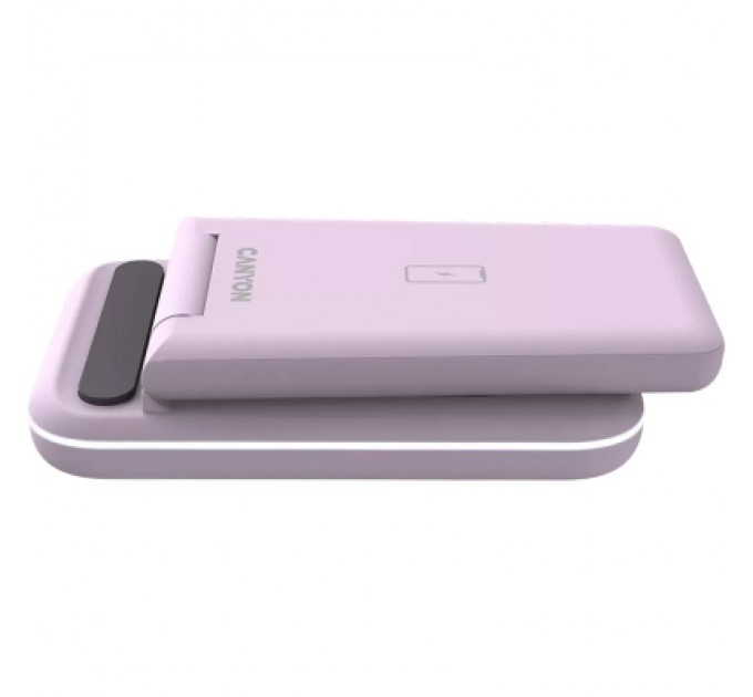 Canyon Зарядний пристрій Canyon WS-304 Foldable 3in1 Wireless charger Iced Pink (CNS-WCS304IP)