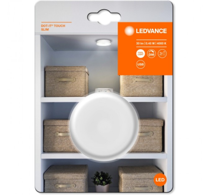 LEDVANCE Нічник LEDVANCE DOT-IT TOUCH білий (4058075399709)