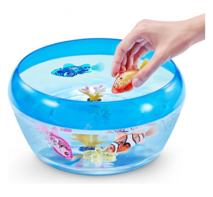 Pets & Robo Alive Інтерактивна іграшка Pets & Robo Alive S3 - Роборибка (золотиста) (7191-2)