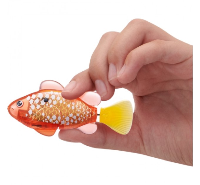 Pets & Robo Alive Інтерактивна іграшка Pets & Robo Alive S3 - Роборибка (золотиста) (7191-2)