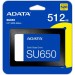 ADATA Накопичувач SSD 2.5" 512GB ADATA (ASU650SS-512GT-R)