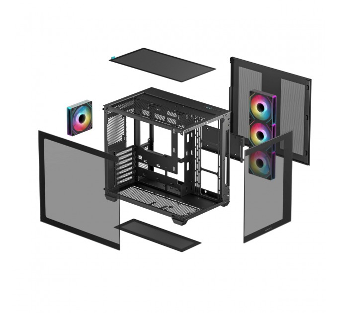Deepcool Корпус DeepCool CG530 4F Black (R-CG530-BKADA4-G-1) без БЖ