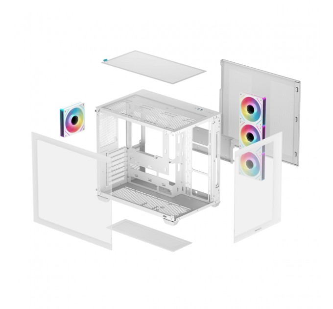 Deepcool Корпус DeepCool CG530 4F White (R-CG530-WHADA4-G-1) без БЖ