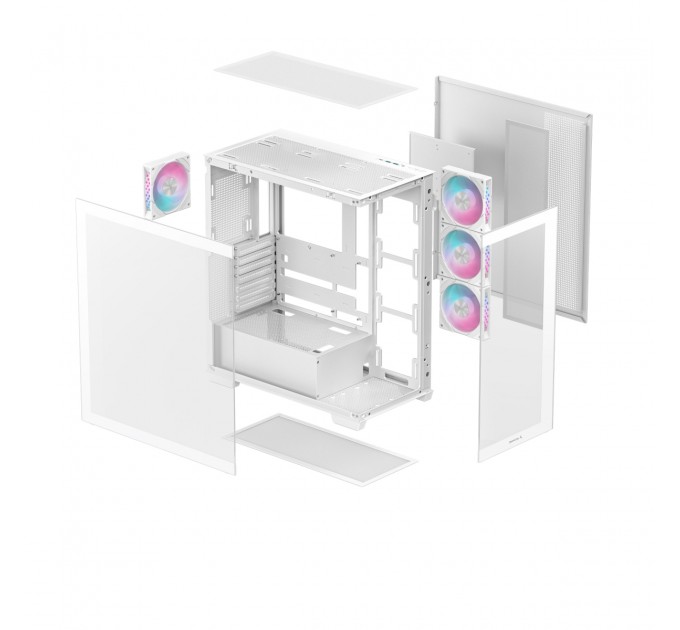 Deepcool Корпус DeepCool CG580 4F White (R-CG580-WHADA4-G-1) без БЖ