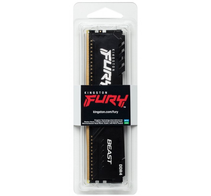 Kingston Модуль пам`ятi DDR4 16GB/3200 Kingston Fury Beast Black (KF432C16BB1/16WP)