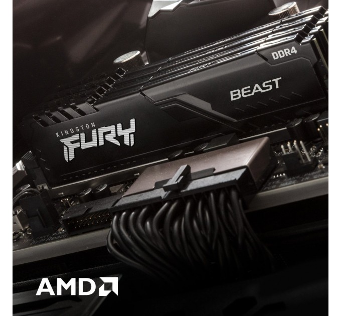 Kingston Модуль пам`ятi DDR4 16GB/3200 Kingston Fury Beast Black (KF432C16BB1/16WP)