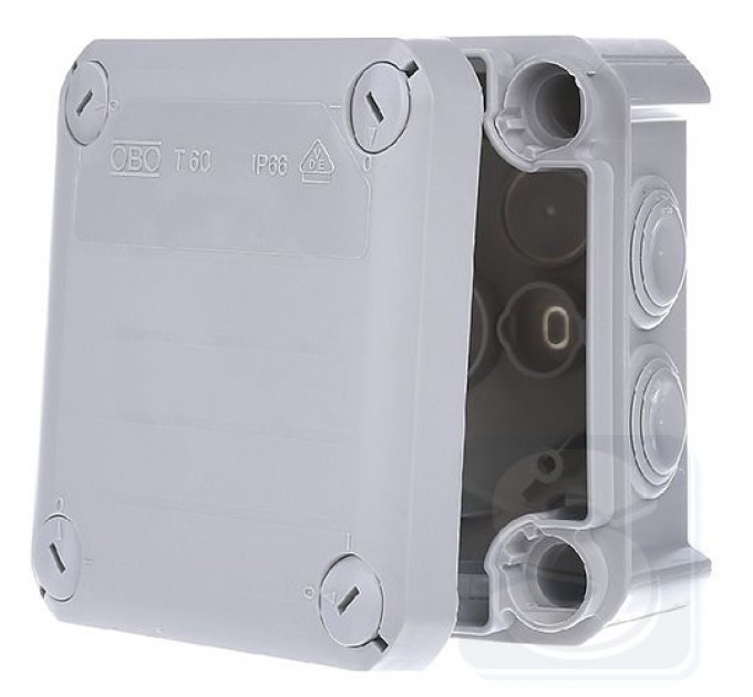 OBO Коробка монтажная OBO Bettermann T60 IP66, 114x114x57 мм