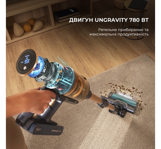 Cecotec Акумуляторний пилосос Cecotec Conga Rockstar 10500 Solar AquaPet Flex (A01_EU01_102551)