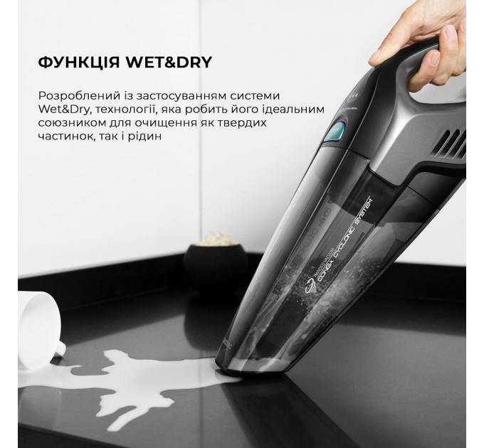 Cecotec Акумуляторний миючий пилосос Cecotec Conga Immortal ExtremeSuction 22.2 Animal Hand CCTC-05441 (8435484054416)