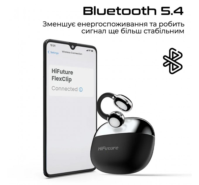 HIFuture Bluetooth-гарнітура HiFuture Flexclip Champagne