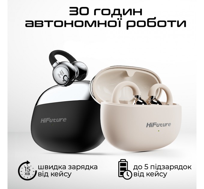 HIFuture Bluetooth-гарнітура HiFuture Flexclip Champagne