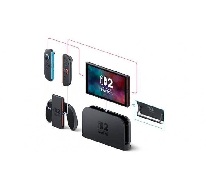 Nintendo_ Ігрова консоль Nintendo Switch 2 Black Mario Kart World Bundle (0045496321529)_JP