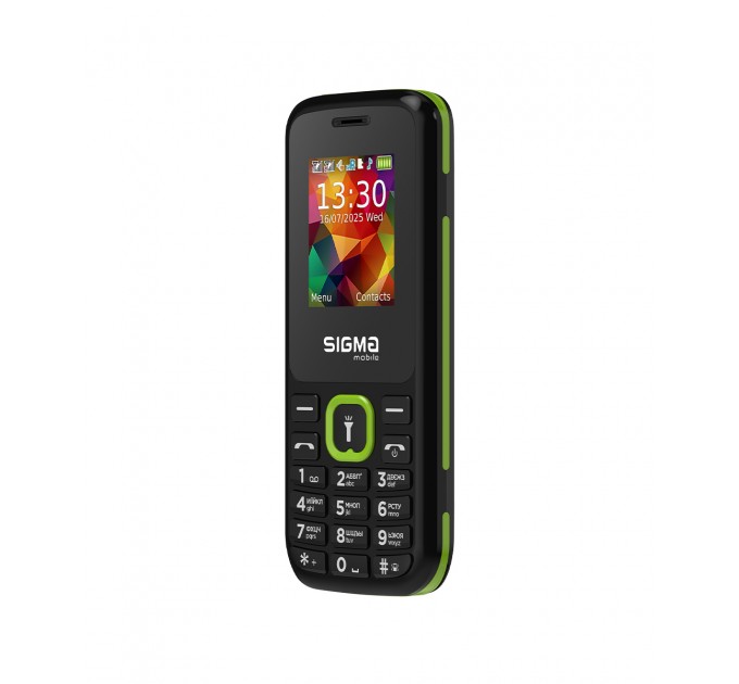 Sigma mobile Мобiльний телефон Sigma mobile X-style 171 Mini Dual Sim Black/Green