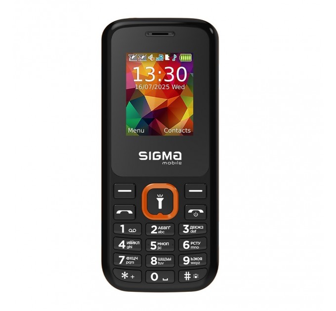 Sigma mobile Мобiльний телефон Sigma mobile X-style 171 Mini Dual Sim Black/Orange