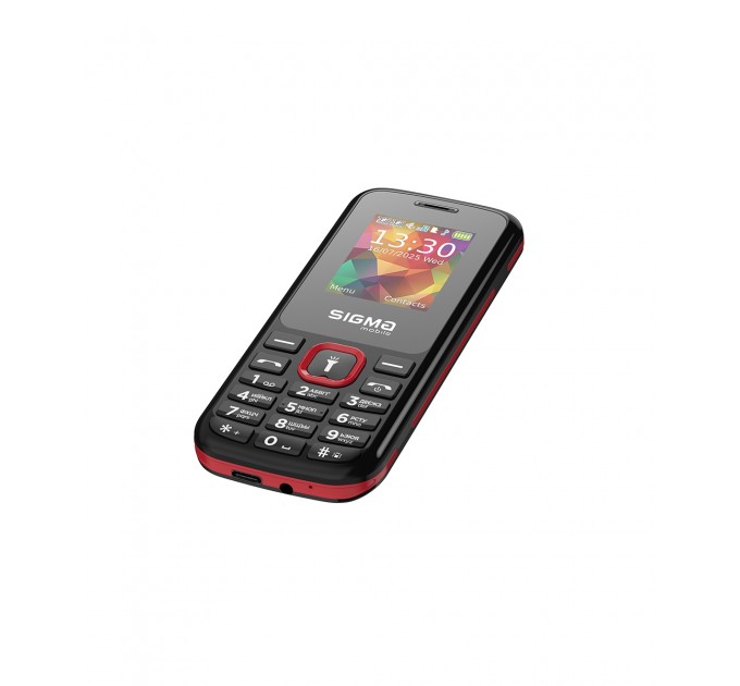 Sigma mobile Мобiльний телефон Sigma mobile X-style 171 Mini Dual Sim Black/Red