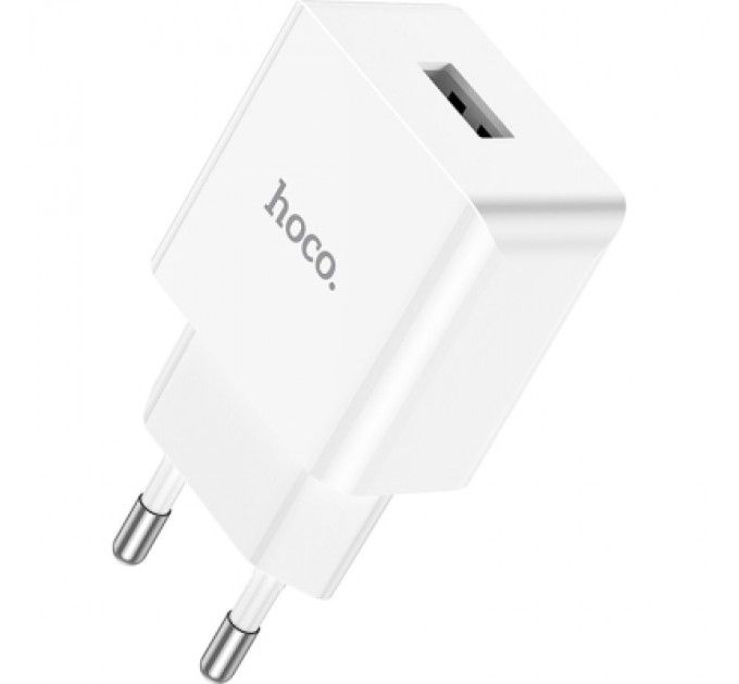 HOCO Зарядний пристрій HOCO C106A Leisure USB 10.5W White (6931474783882)