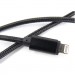 Dengos Дата кабель USB 2.0 AM to Lightning 0.2m black Dengos (NTK-L-SHRT-BLACK)