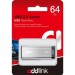 AddLink USB флеш накопичувач AddLink 64GB U25 Silver USB 2.0 (ad64GBU25S2)