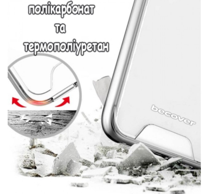 BeCover Чохол до мобільного телефона BeCover Space Case Apple iPhone 15 Plus Transparancy (709937)
