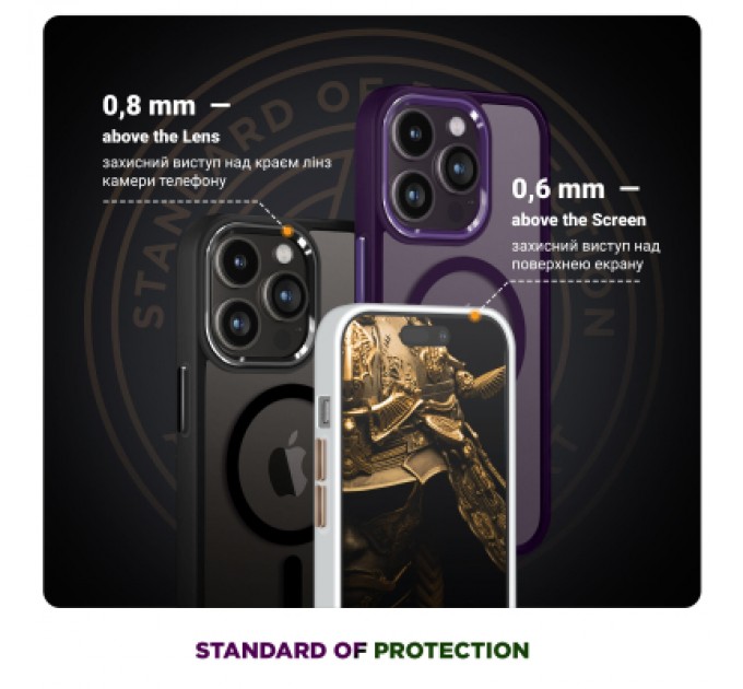 Armorstandart Чохол до мобільного телефона Armorstandart Unit MagSafe Apple iPhone 15 Pro Black (ARM69353)