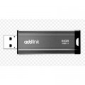 AddLink USB флеш накопичувач AddLink 64GB U65 Gray USB 3.1 (ad64GBU65G3)