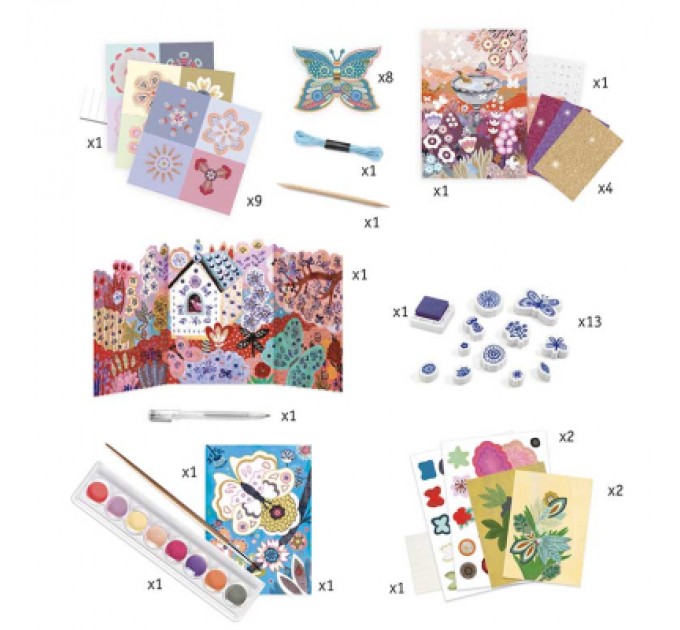 Djeco Набір для творчості Djeco Світ квітів (DJ09330)