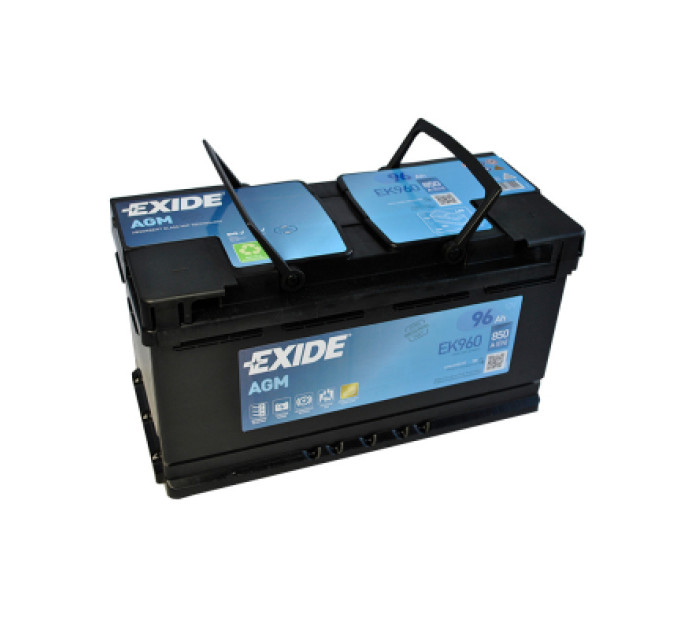EXIDE Акумулятор автомобільний EXIDE START-STOP AGM 96Ah Ев (-/+) (EK960)