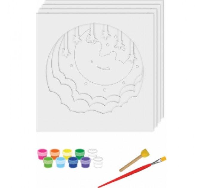 Rosa Набір для творчості Rosa Talent 3D Ведмедик на місяці“ 30 х 30 см (4823098528920)