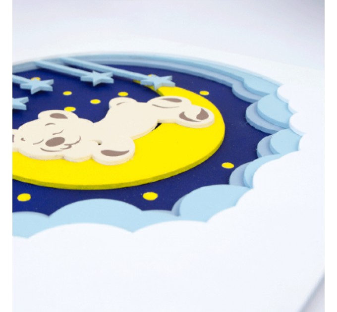Rosa Набір для творчості Rosa Talent 3D Ведмедик на місяці“ 30 х 30 см (4823098528920)