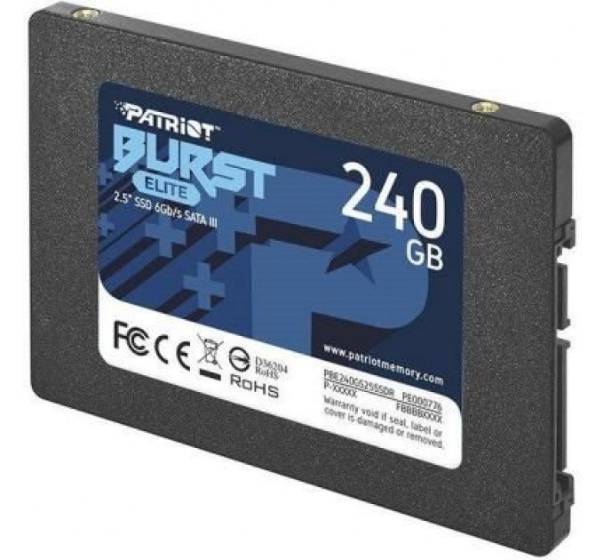 Patriot Накопичувач SSD 2.5" 240GB Burst Elite Patriot (PBE240GS25SSDR)