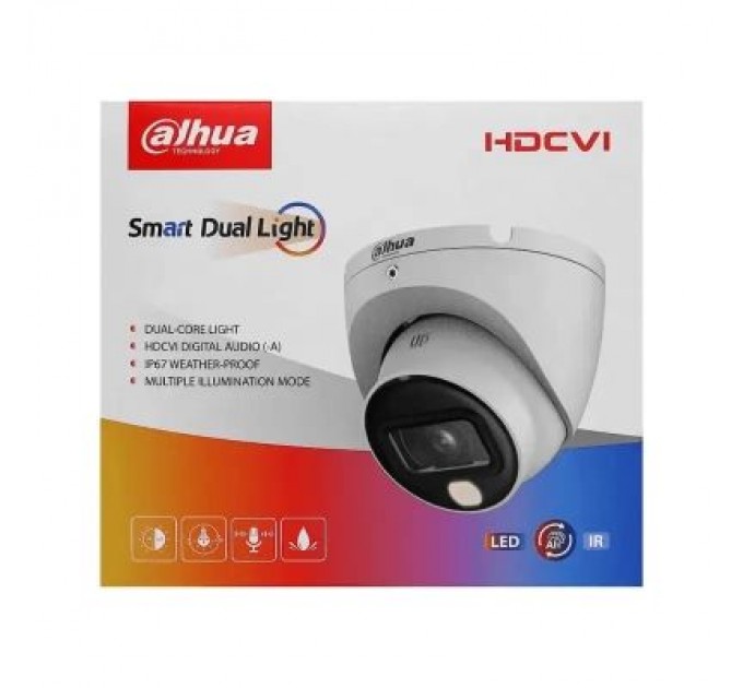 Dahua Камера відеоспостереження Dahua DH-HAC-HDW1200TLMP-IL-A (2.8)