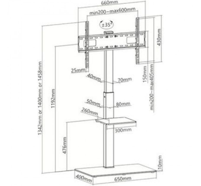 HiSmart Кронштейн HiSmart HS081218