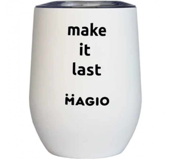 Magio Термокружка Magio Make it Last 350 мл Біла (MG-1042)