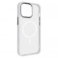 Armorstandart Чохол до мобільного телефона Armorstandart Unit MagSafe Apple iPhone 15 Pro Max Matte Clear Silver (ARM69350)