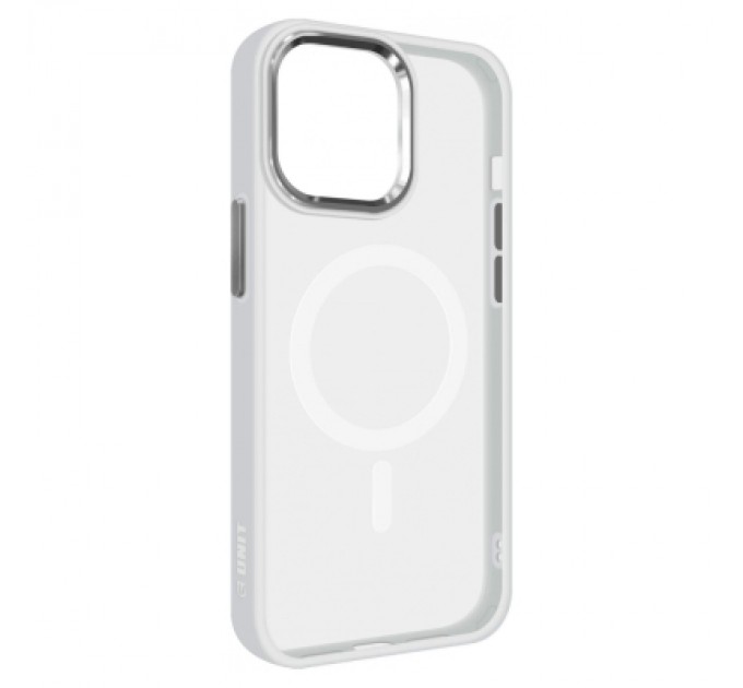 Armorstandart Чохол до мобільного телефона Armorstandart Unit MagSafe Apple iPhone 15 Pro Max Matte Clear Silver (ARM69350)