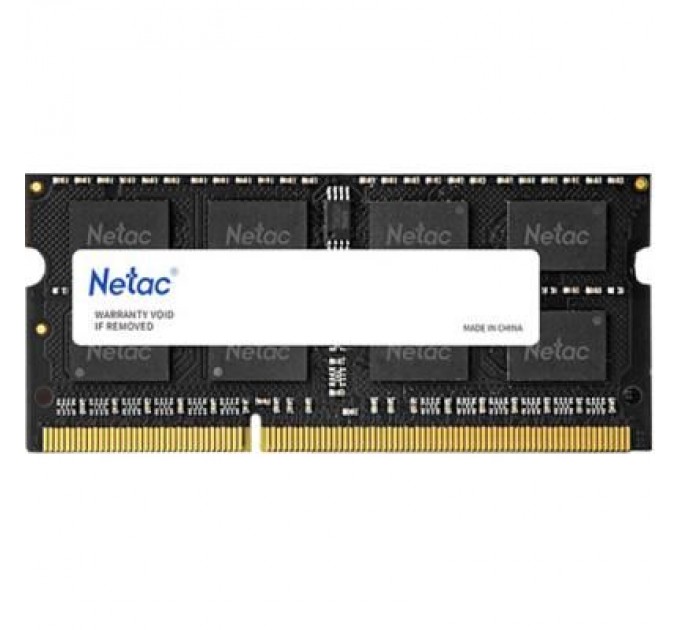 Netac Модуль пам'яті для ноутбука SoDIMM DDR3L 4GB 1600 MHz Netac (NTBSD3N16SP-04)