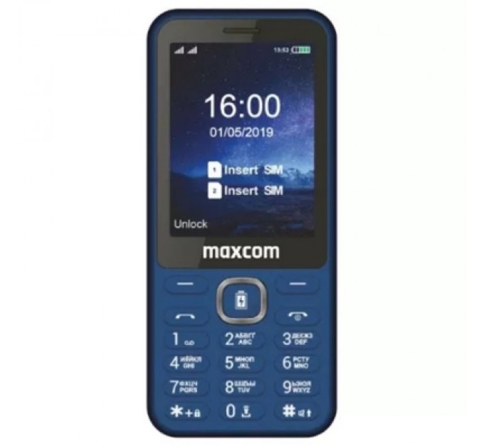 Maxcom Мобільний телефон Maxcom MM814 Type-C Blue (5908235977737)