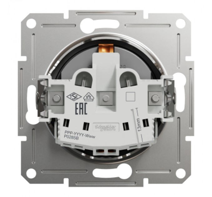 Schneider Electric Розетка Schneider Electric ASFORA  антрацит (EPH2900171)