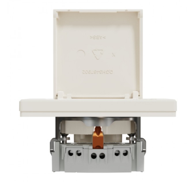 Schneider Electric Розетка Schneider Electric ASFORA з кришкою, крем (EPH3100123)