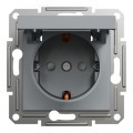 Schneider Electric Розетка Schneider Electric ASFORA з кришкою, сталь (EPH3100162)