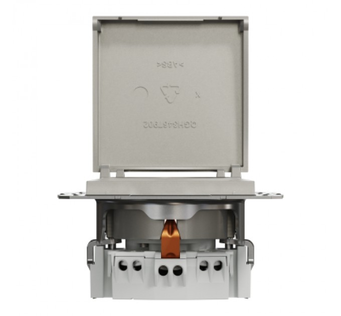 Schneider Electric Розетка Schneider Electric ASFORA з кришкою, бронза (EPH3100169)