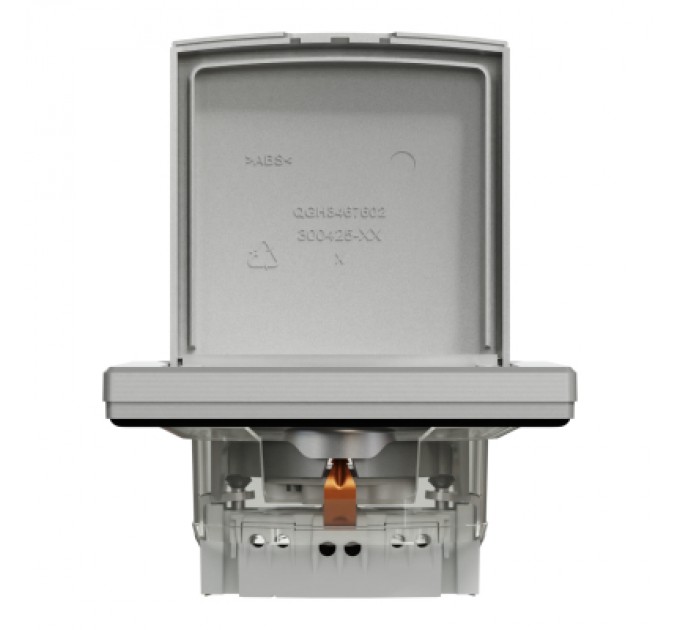 Schneider Electric Розетка Schneider Electric ASFORA з кришкою IP44, алюміній (EPH3100361)