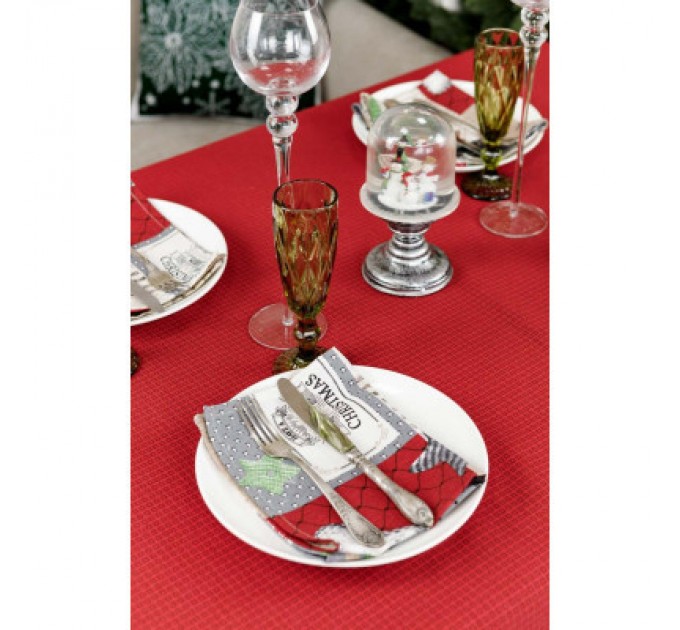 Прованс Серветка на стіл Прованс Merry Christmas 35x45 см (4823093449251)