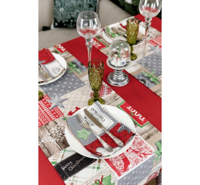 Прованс Серветка на стіл Прованс Merry Christmas 35x45 см (4823093449251)