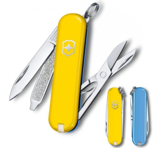Victorinox Ніж Victorinox Classic SD Ukraine Жовто-блакитний (0.6223.8G.28)