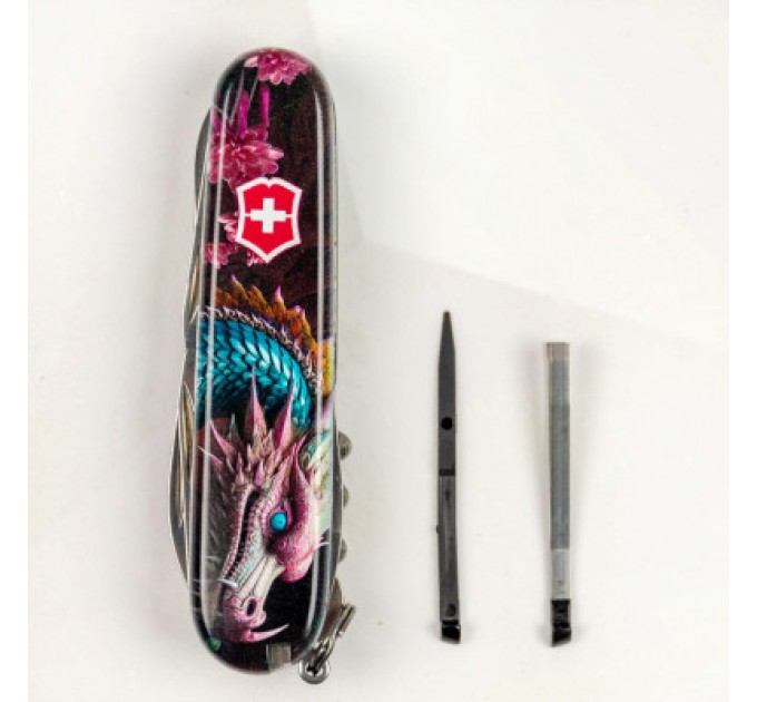 Victorinox Ніж Victorinox Climber Zodiac Лазурний дракон (1.3703.3_Z3290p)