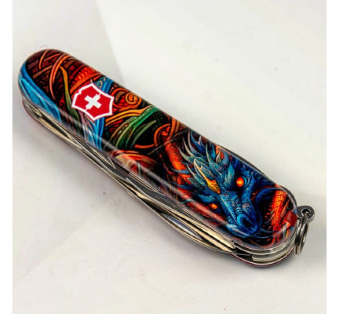 Victorinox Ніж Victorinox Climber Zodiac Сапфіровий дракон (1.3703_Z3260p)